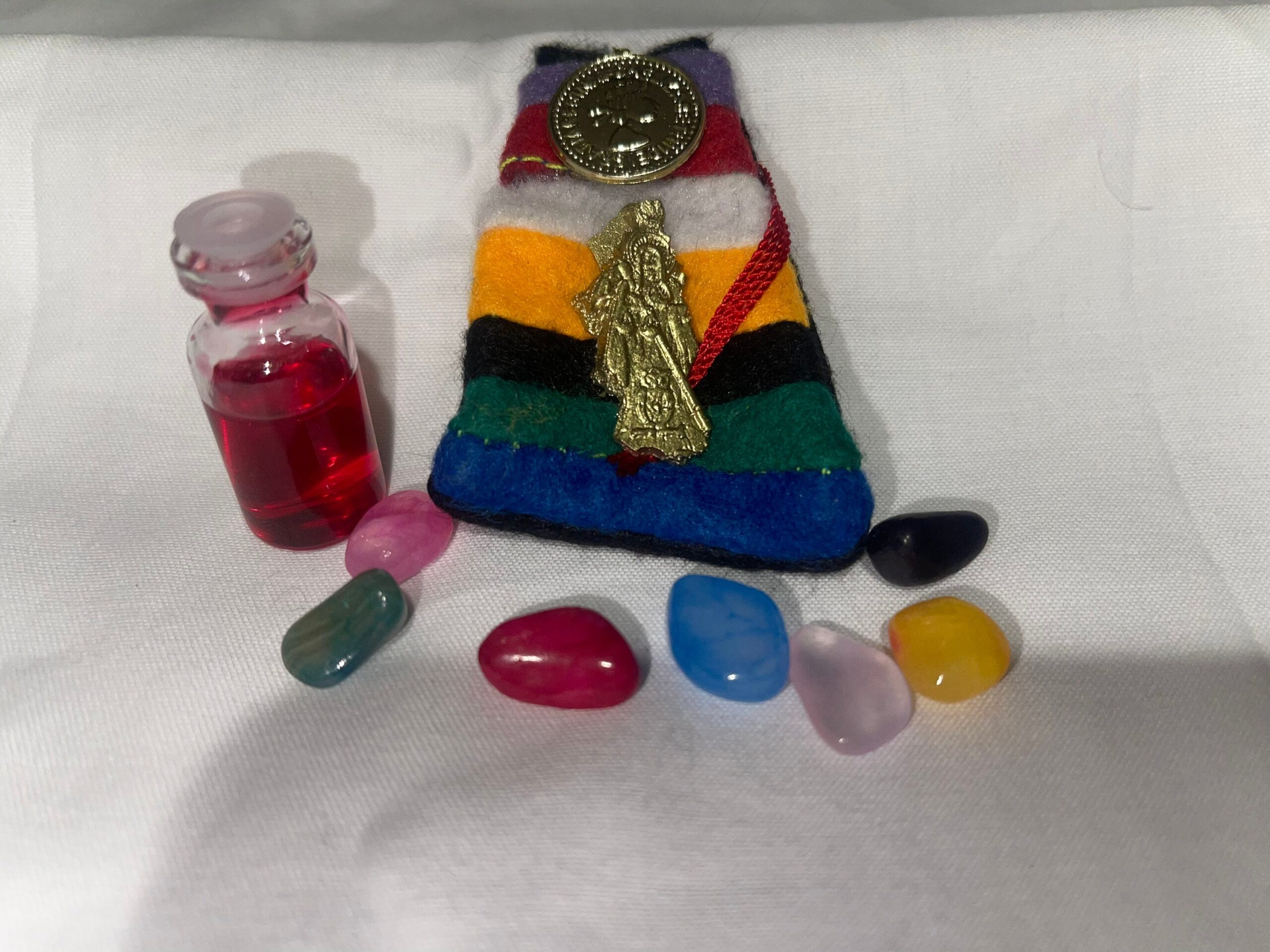 Sacred Santa Muerte Bag of Amulets - Protection and Blessings - Image 4