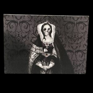 Elegant Wallet Prayer Card - Sacred Blessings and Devotion to the Blessed Holy Death