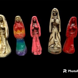Fixed Santa Muerte Pocket Statue
