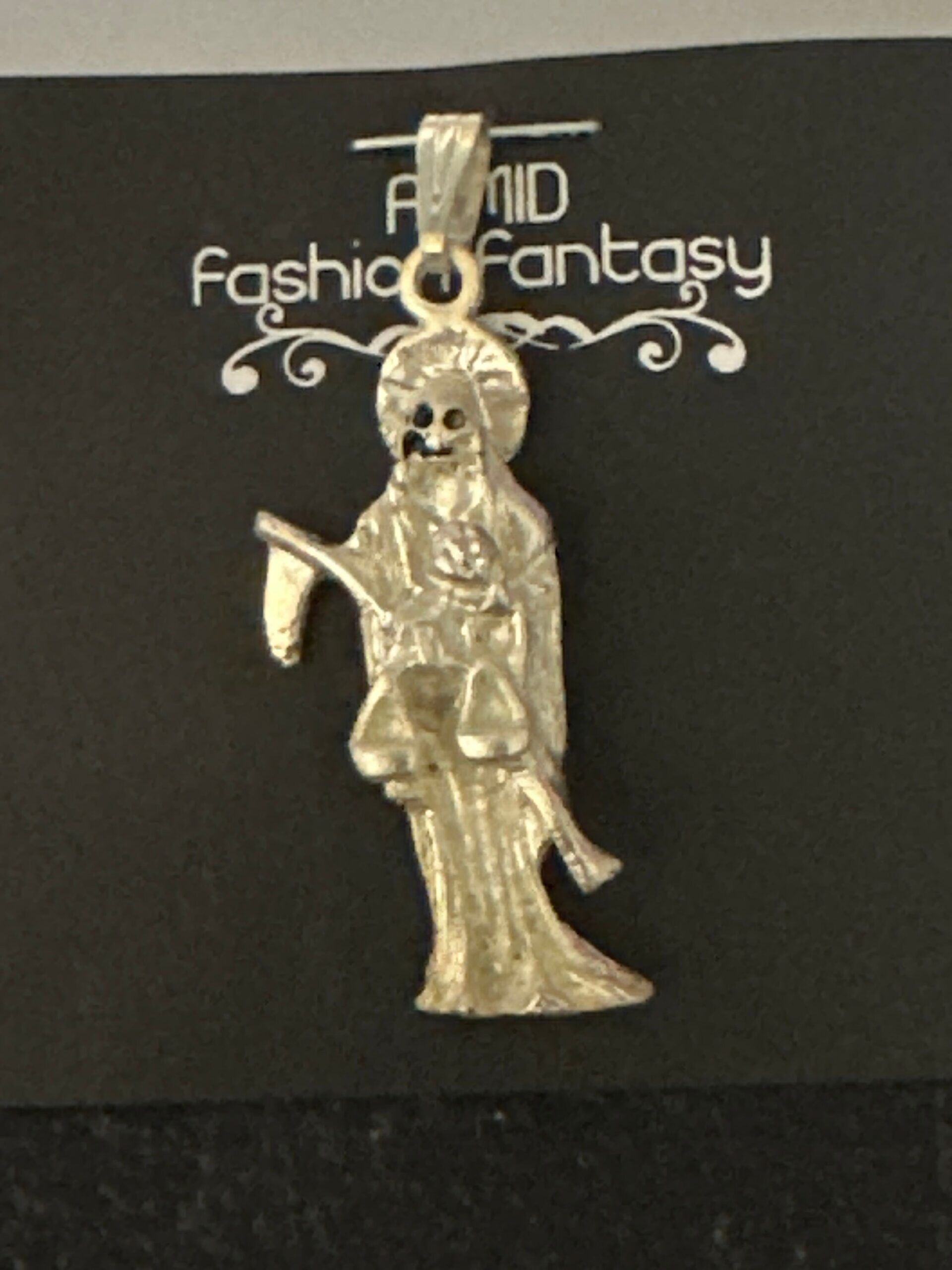 Collectible Santa Muerte Charms - Choose from a Variety of Vibrant 1 1/2 Stainless Steel Pendants - Image 4