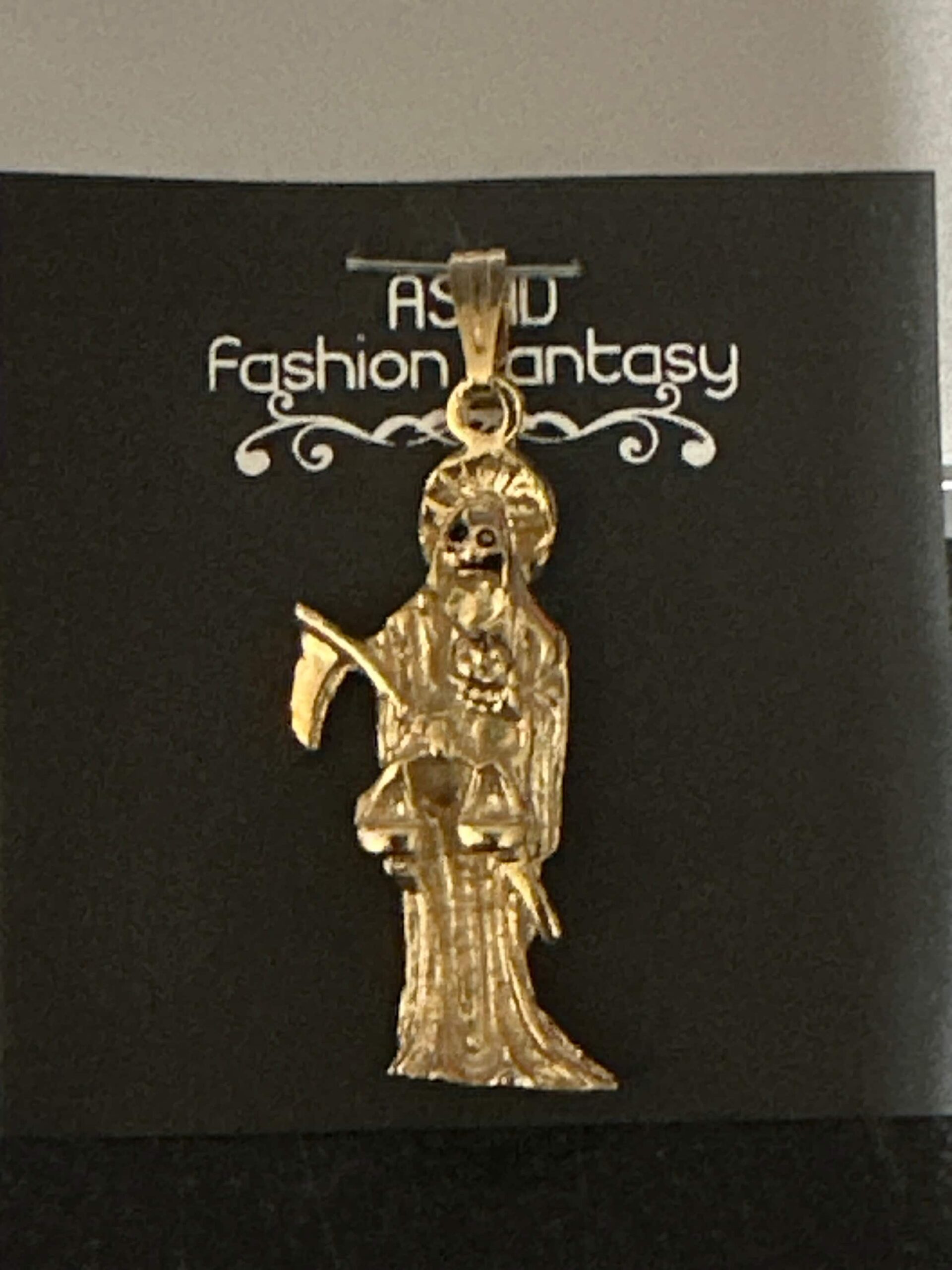 Collectible Santa Muerte Charms - Choose from a Variety of Vibrant 1 1/2 Stainless Steel Pendants - Image 9