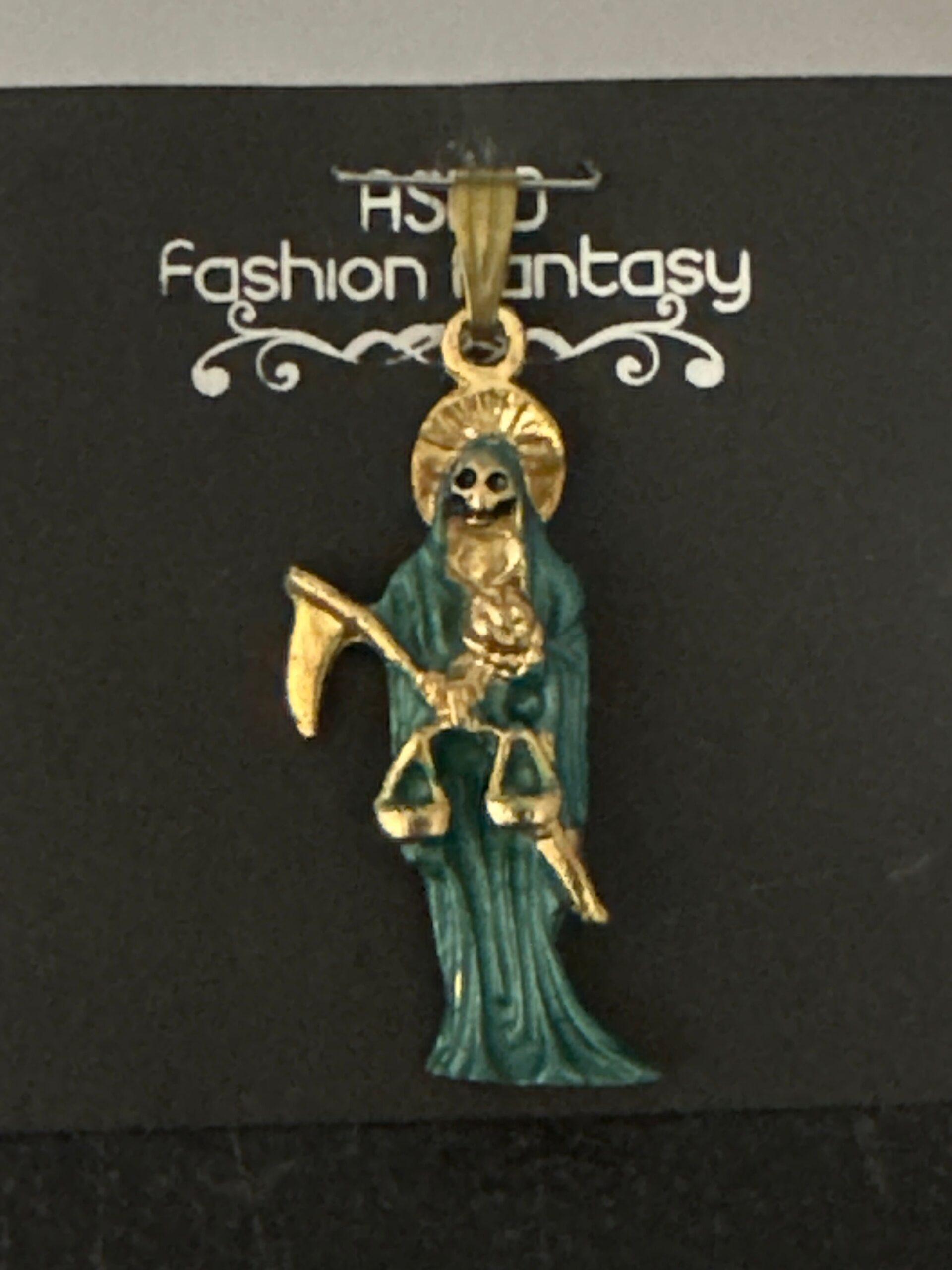 Collectible Santa Muerte Charms - Choose from a Variety of Vibrant 1 1/2 Stainless Steel Pendants - Image 11