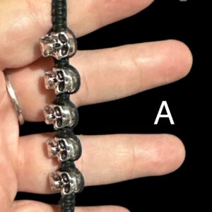 Powerful Santa Muerte Protection Bracelet with Oil and Prayer - Blessed by Spiritual Practitioner Judie Burroughs