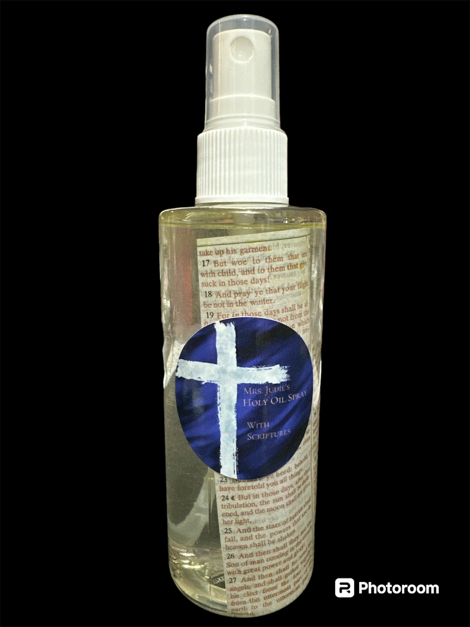 Holy Oil Spray with Sacred Scriptures Enclosed
