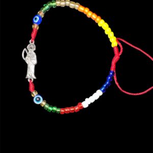 Santa Muerte Luck in All Areas Bracelet: Empowered with Oil and Prayer