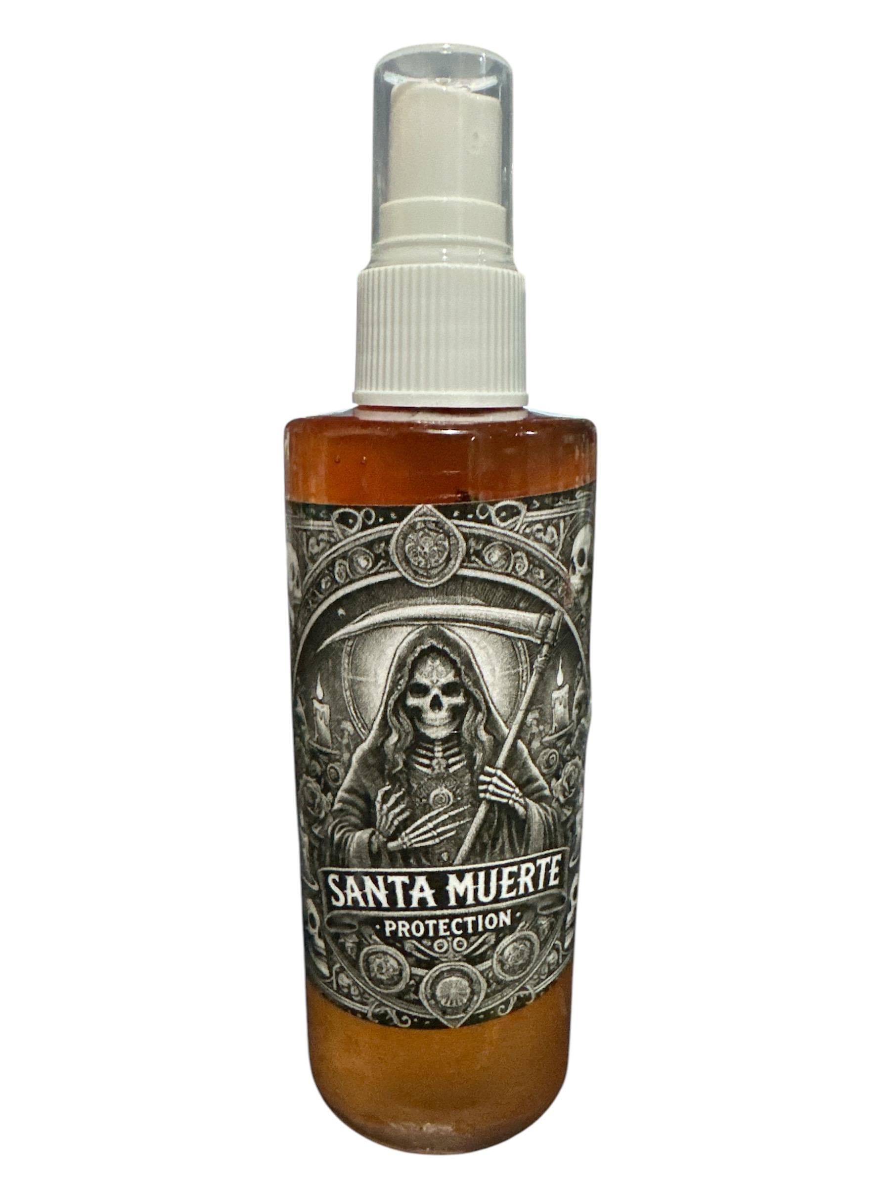 Sacred Santa Muerte Ritual Protection Oil Mist - Enhance Your Safety with this Powerful Formula