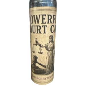 Court Case Favor Candle