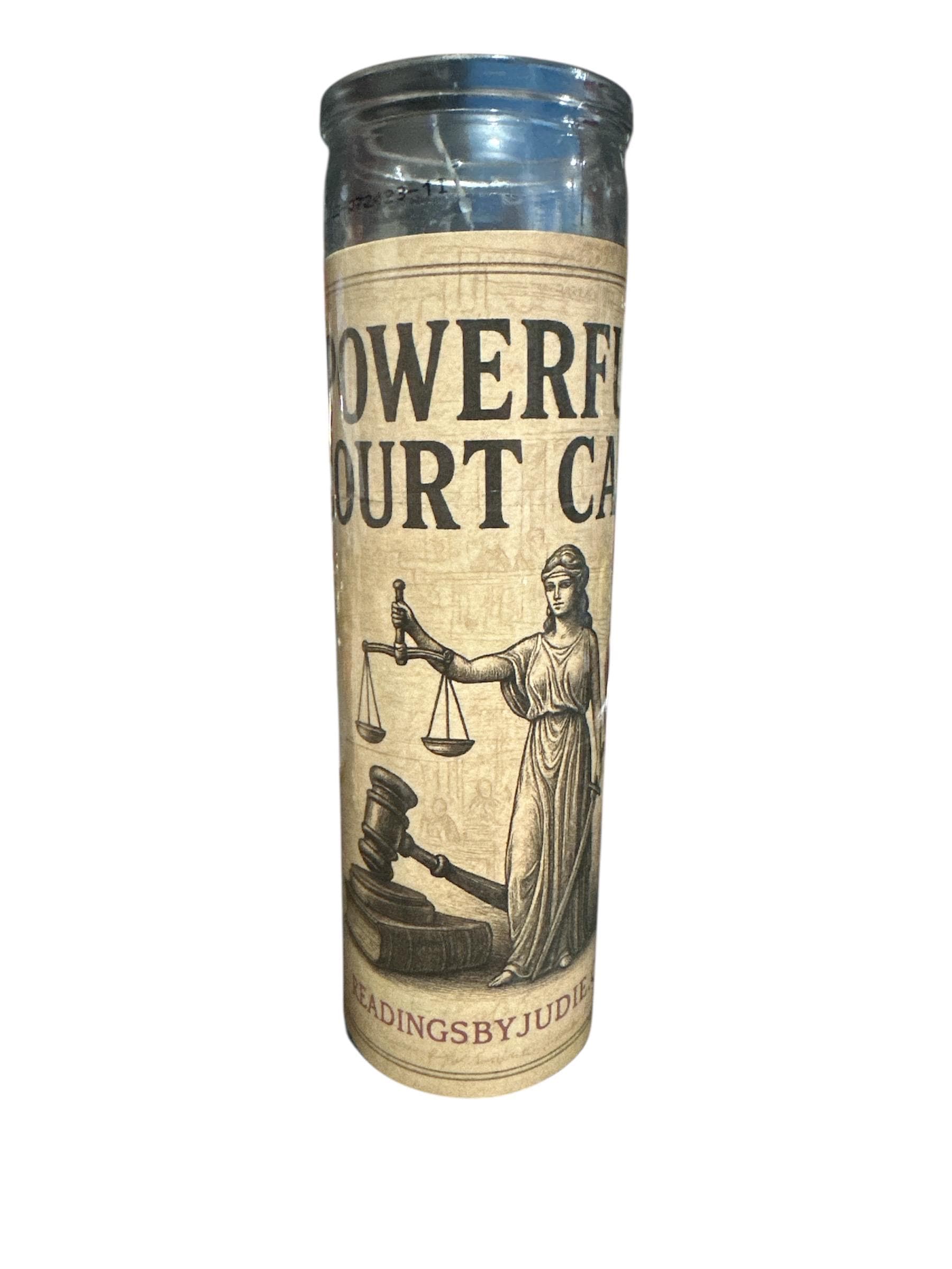 Court Case Favor Candle