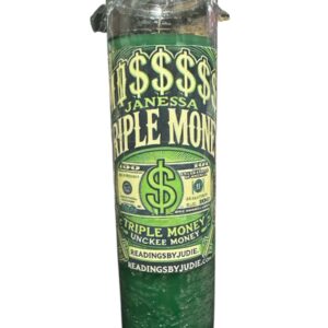 Triple Money Manifestation Candle