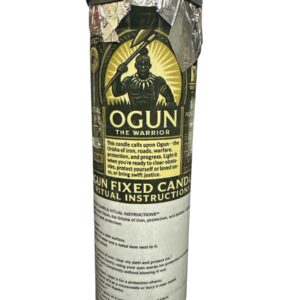Fixed and Blessed Ogun Candle